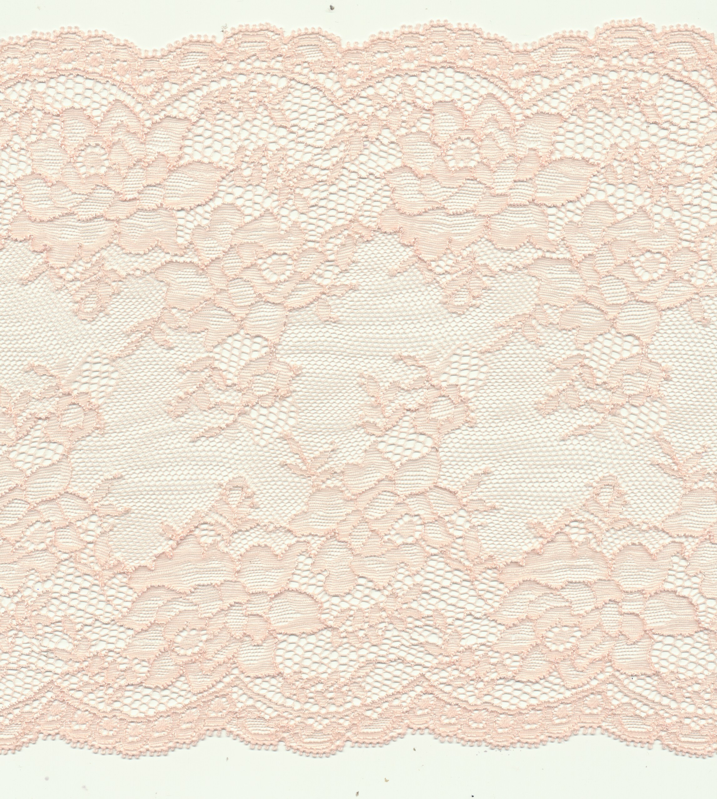 French Elastic Leavers Lace Made of Calais in Pink 19 Cm Wide,french Lace,dentelle  De Calais,trim -  Canada