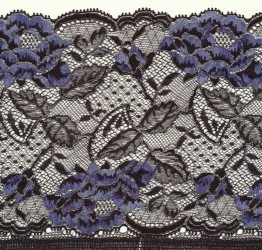 Elastic french lace