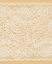 Elastic french lace