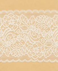 Elastic french lace