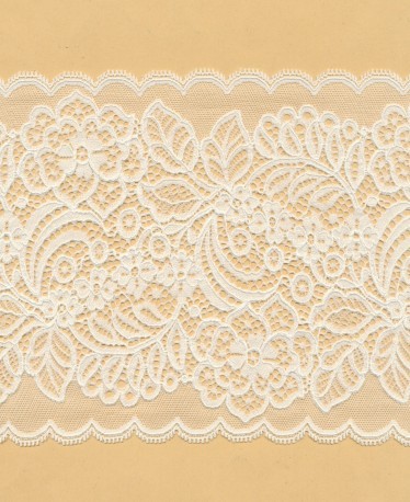 Elastic french lace