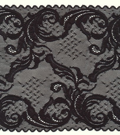 Elastic french lace