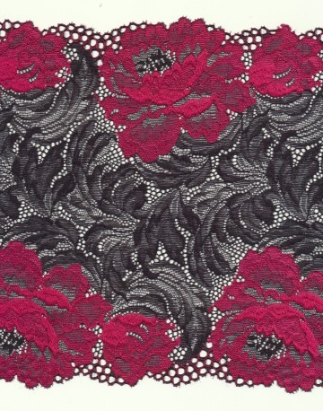 Elastic french lace