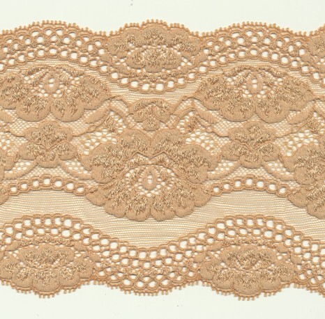 Elastic french lace