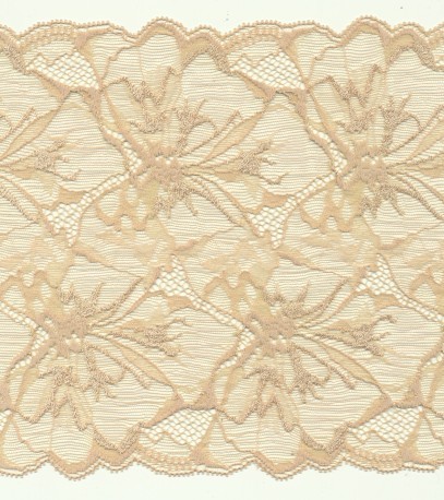 Elastic french lace