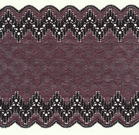 Elastic french lace