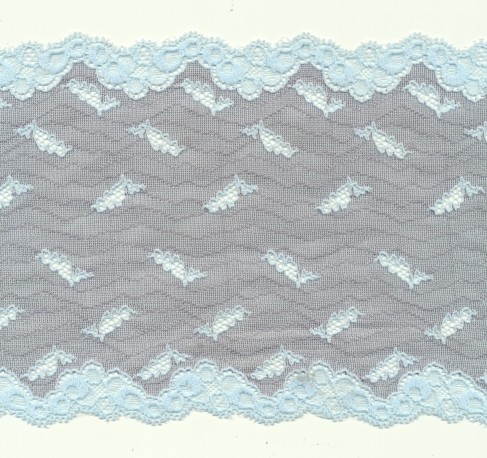 Elastic french lace