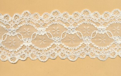 Elastic French lace